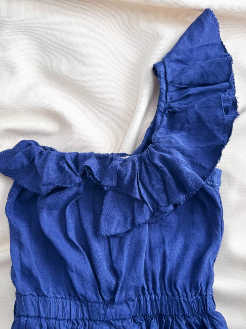 Isabel Marant One Shoulder Dress in Blue, size "0" (XS) - Picture 4 of 8